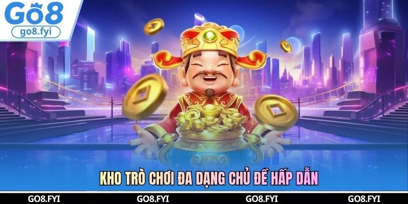 Kho trò chơi đa dạng chủ đề hấp dẫn